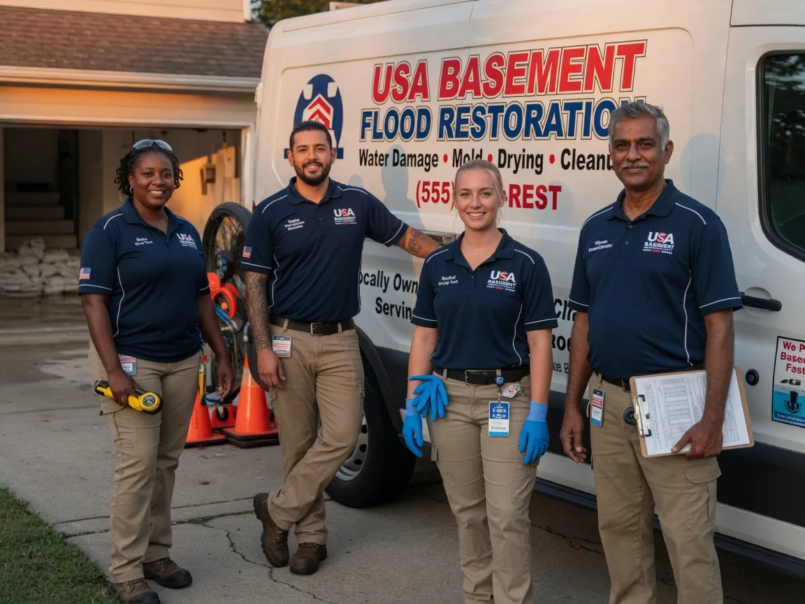 Basement Flood Cleanup company in Robinsonville, MS